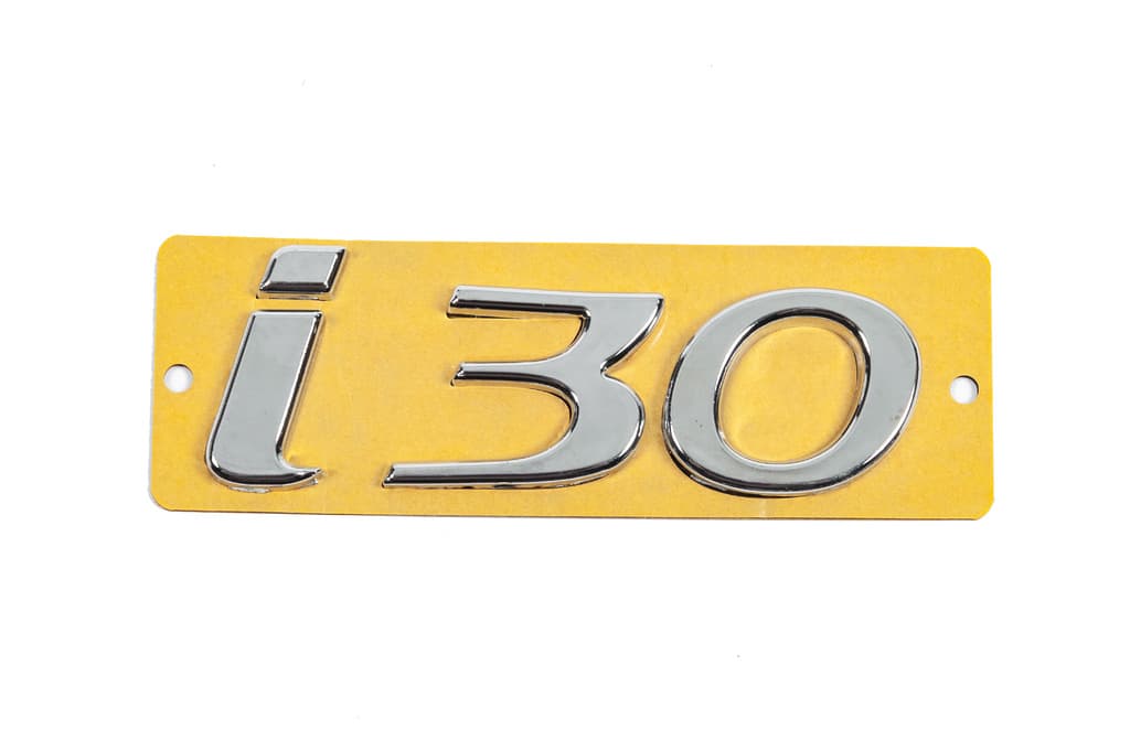 Напис I30 (108мм на 37мм)