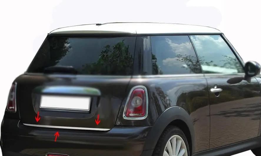 Кромка багажника R56 (нерж.)
