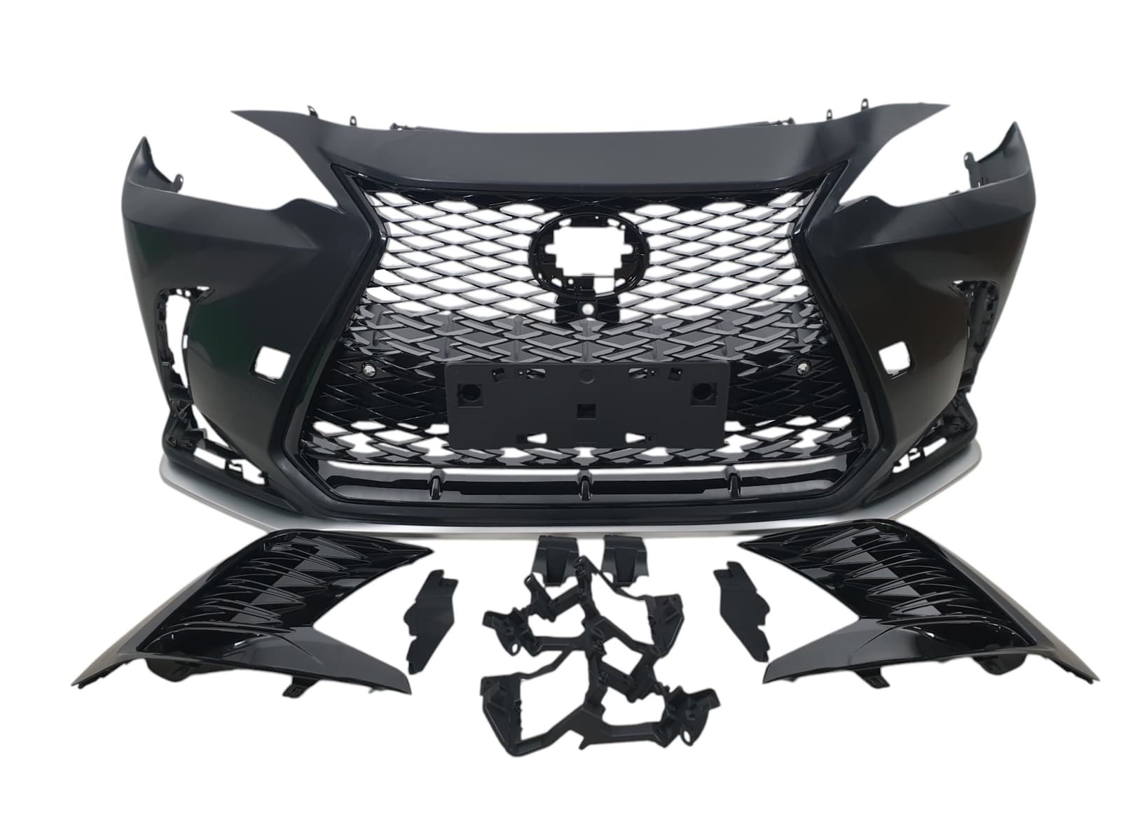 Передній бампер (стиль F-Sport) на Lexus NX 2021-2024 року