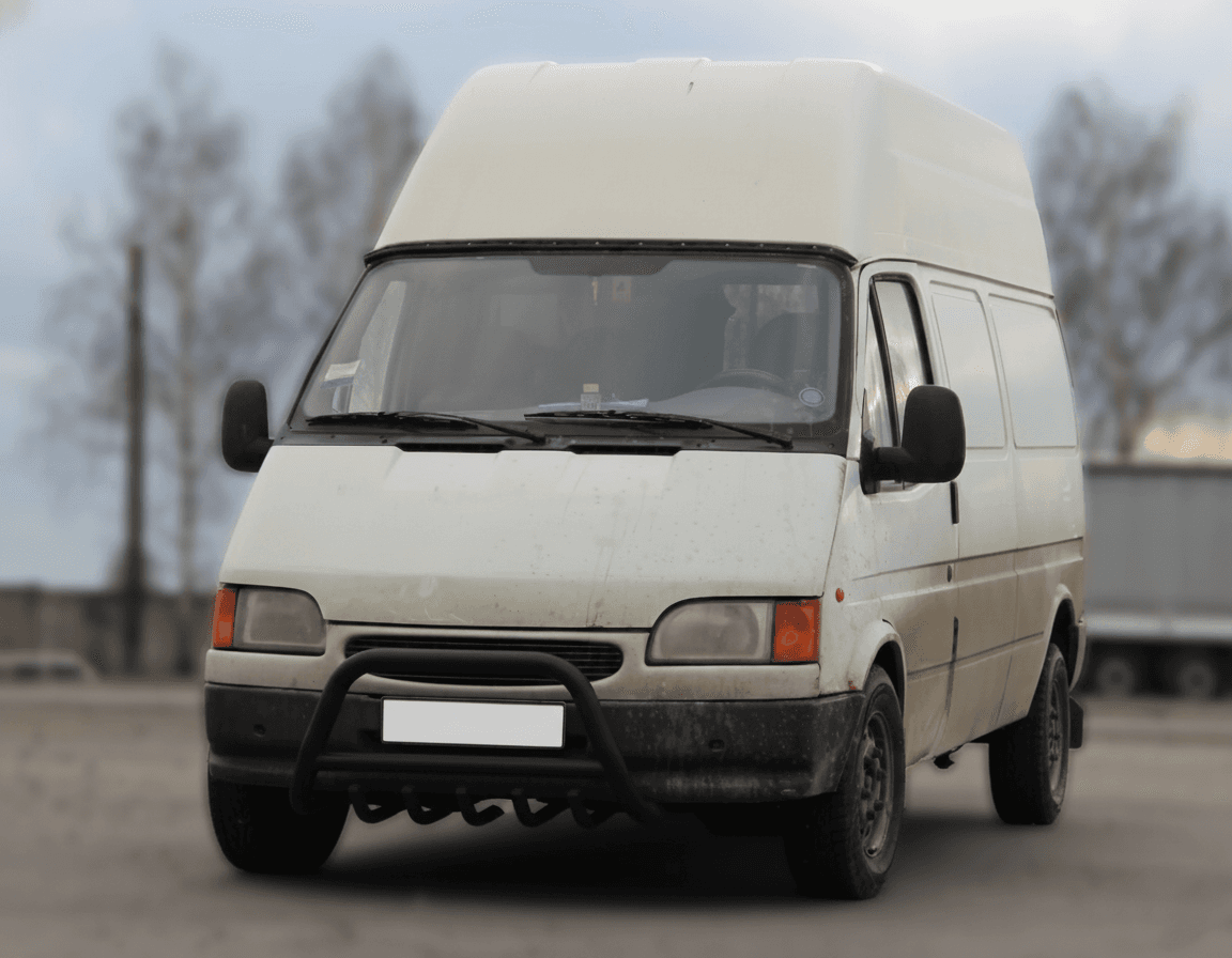 Кенгурятник WT003 Black (нерж)