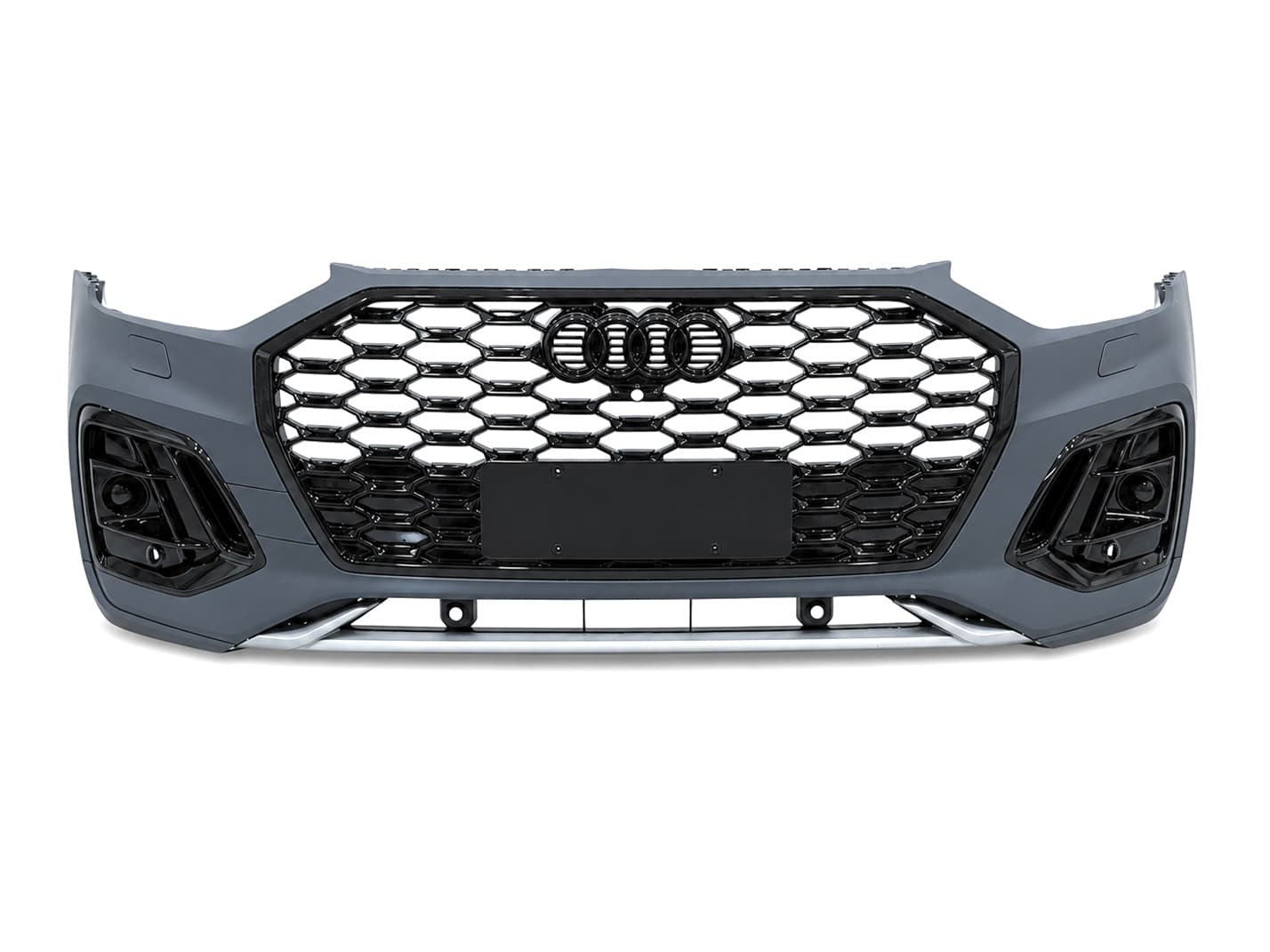 Бампер передній у зборі S-Line BLACK для Audi Q5 Sportback 2021-2024