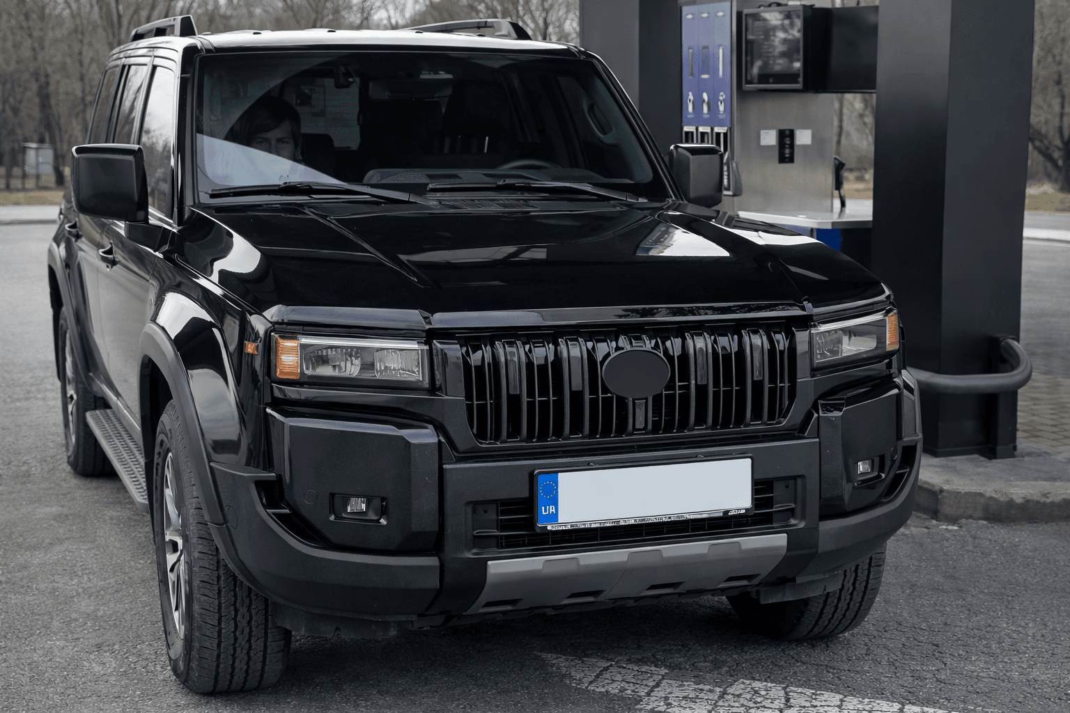 Передній бампер VX Білий