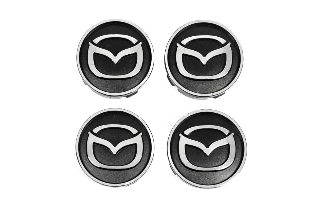 Ковпачки диски чорні maz5955tur-bl (59мм на 55мм, 4 шт)