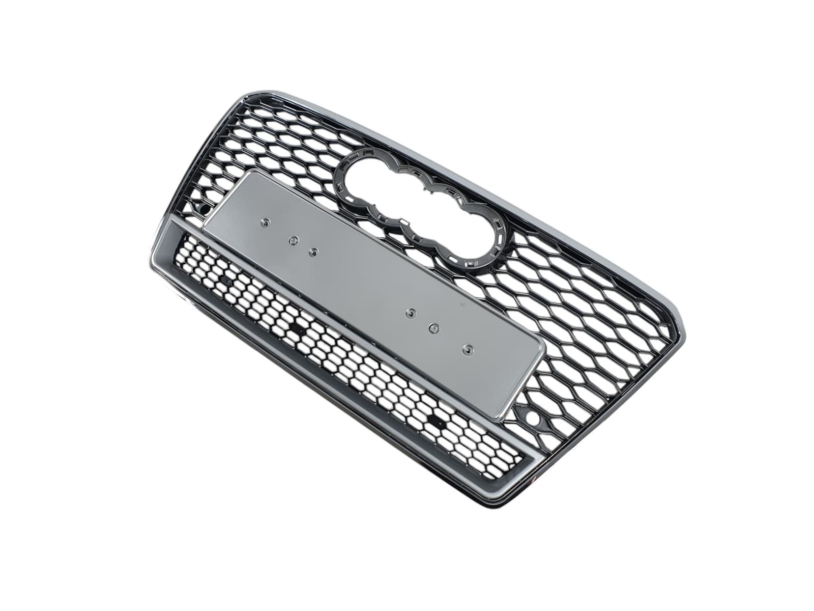 Решітка радіатора Silver Chrome (в стилі RS7 quattro) на Audi A7 4G 2010-2014 року 2