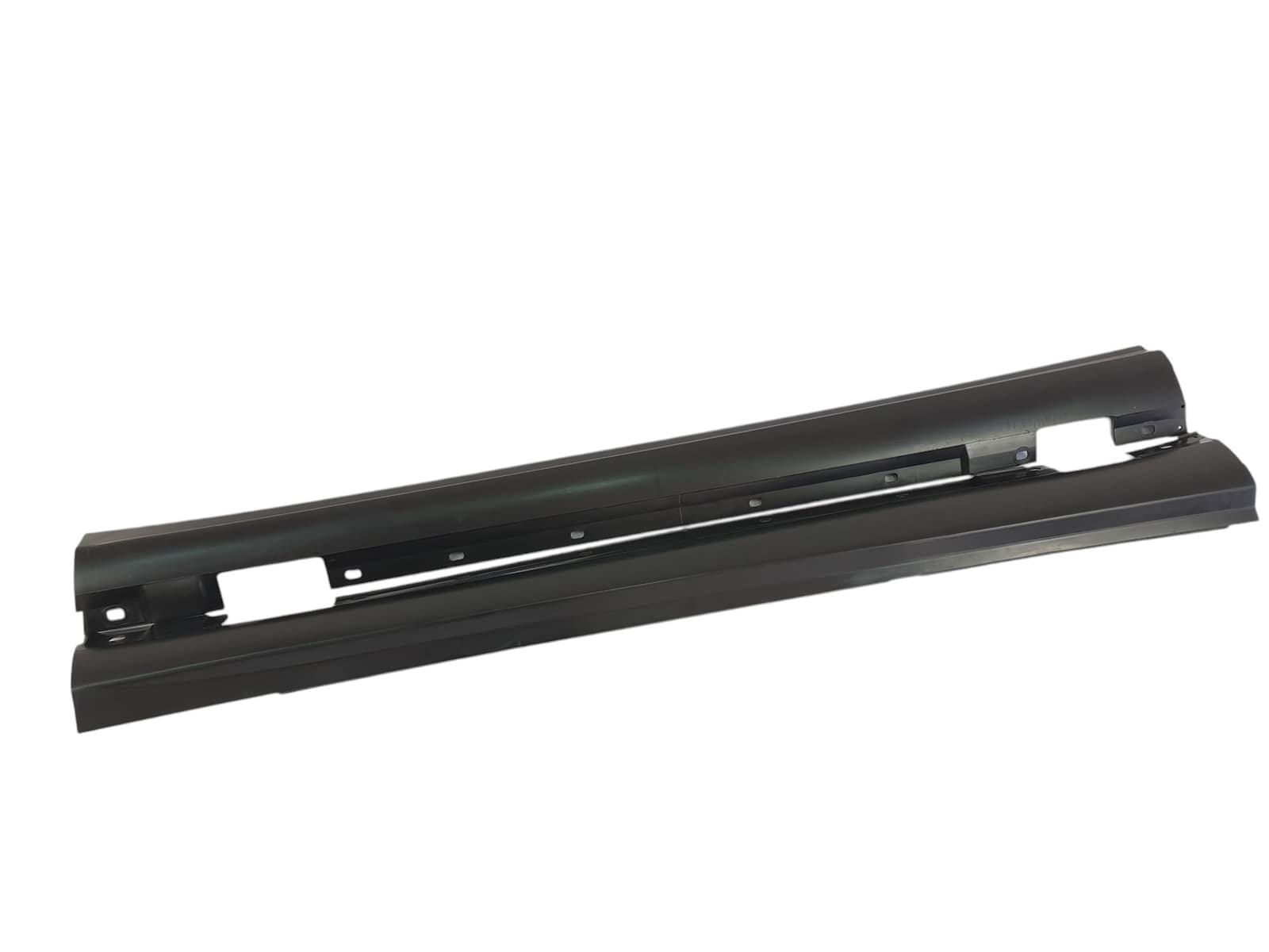 Накладки на пороги (стиль C63 AMG) на Mercedes-Benz C-Class W204 2007-2014 року