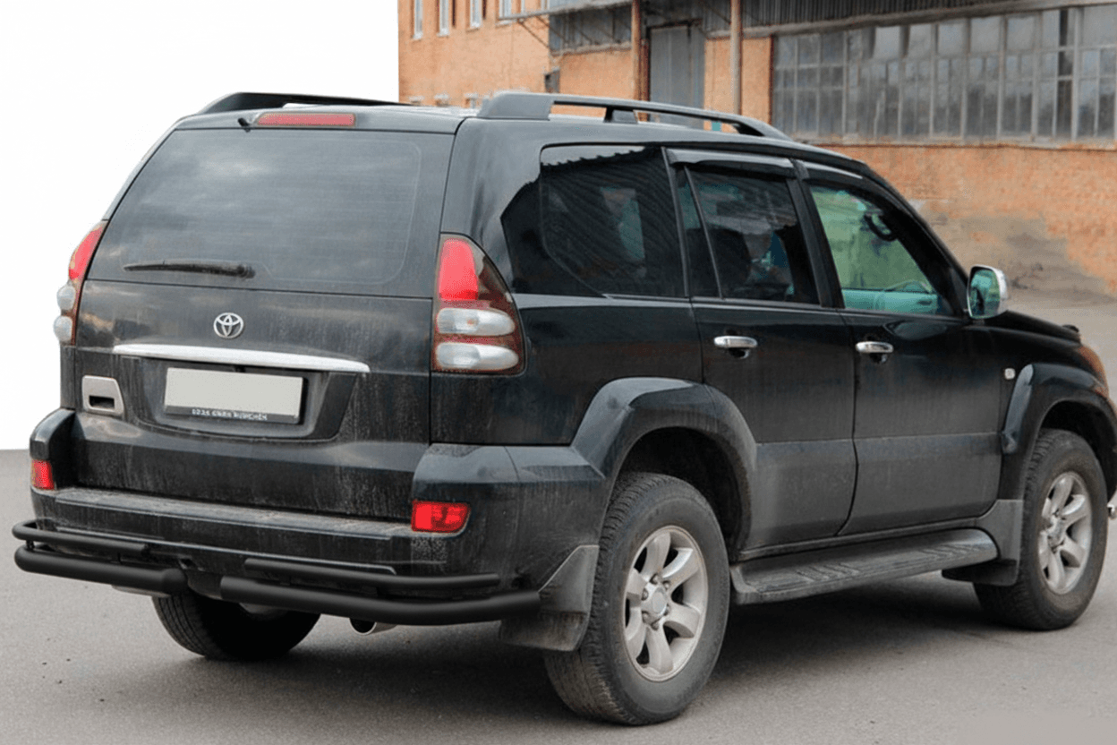 Задні подвійні куточки AK003-1 Black (2 шт., нерж)