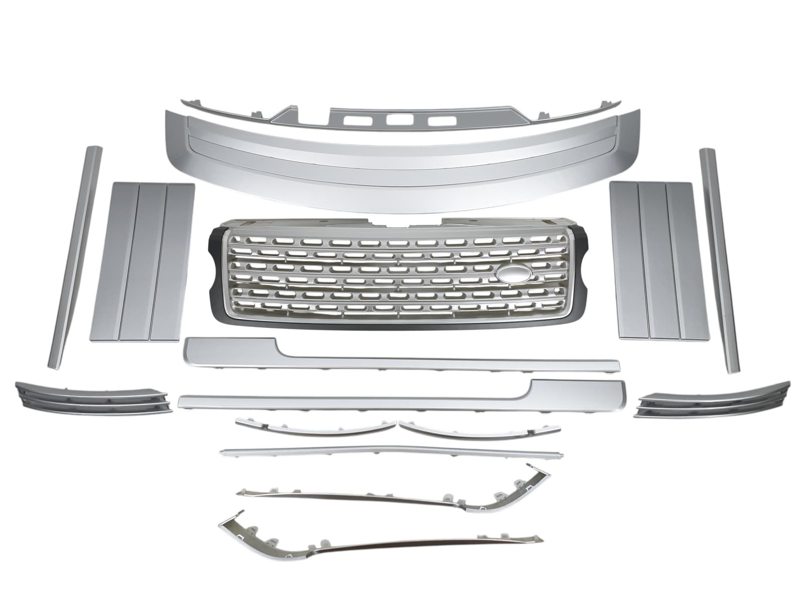 Аеро кіт (комплект дооснащення) (Silver) на Land Rover Range Rover Vogue L405 2013-2017 року