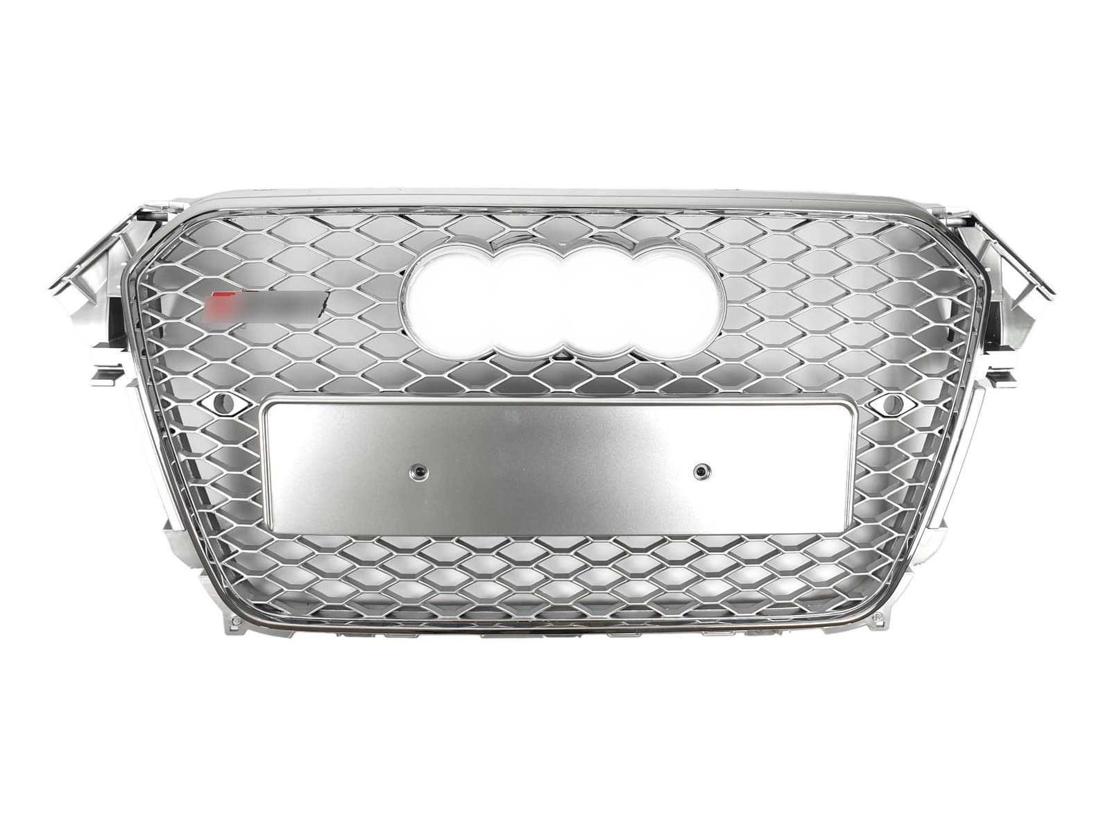 Решітка радіатора Silver Chrome (в стилі RS4) на Audi A4 B8 2011-2015 року