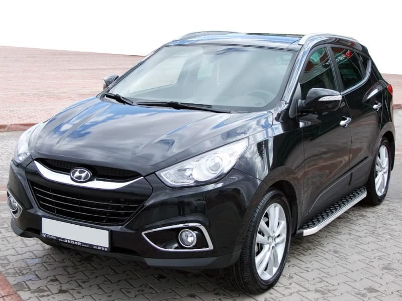 Бокові пороги BlackLine (2 шт, алюміній)