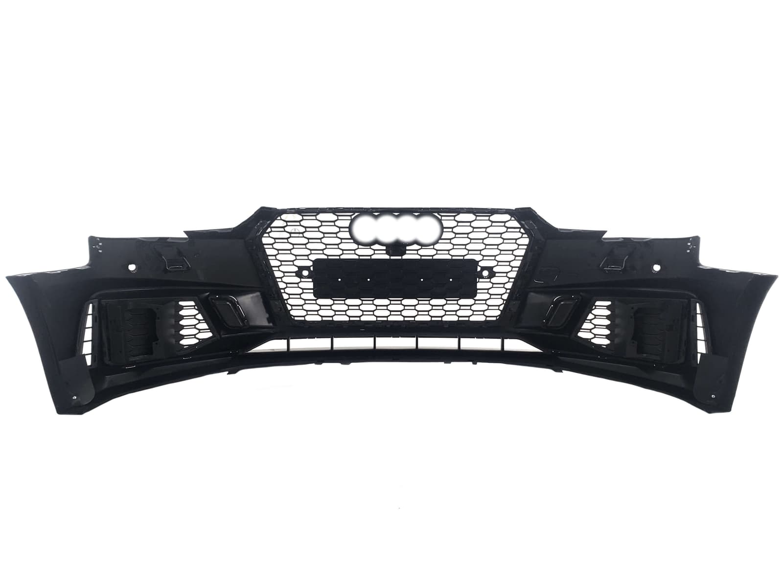 Передній бампер (в стилі RS4 без радарів V1) на Audi A4 B9 2015-2019 року 5