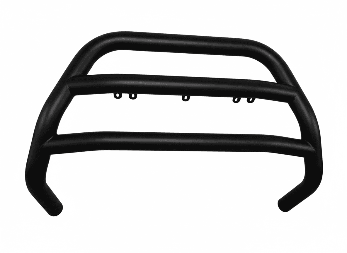 Кенгурятник низький WT017 Black (нерж.)