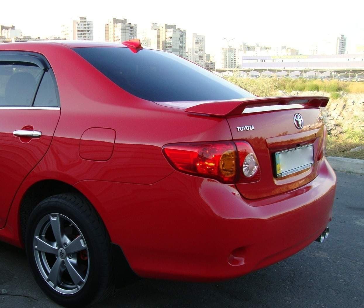 Спойлер на багажник зі стоп-сигналом Toyota Corolla 2007-2012 ABS пластик під фарбування