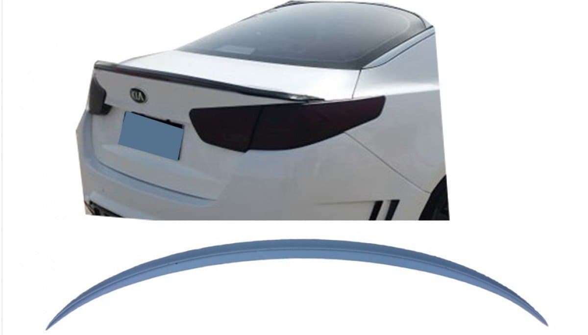 Спойлер ліп вузький на багажник Kia Optima 2014-2015 ABS пластик під фарбування