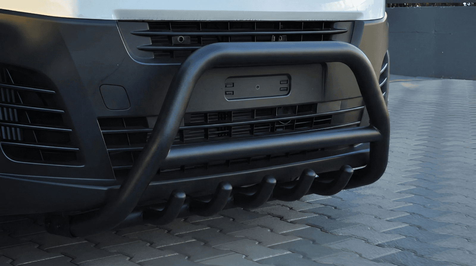 Кенгурятник WT003 Black (нерж)