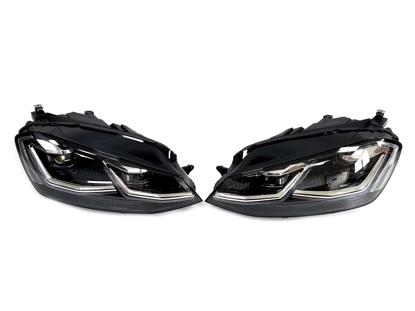 Передні фари (Full Led стиль VW Golf 7 2017+) на Volkswagen Golf VII 2012-2017 року