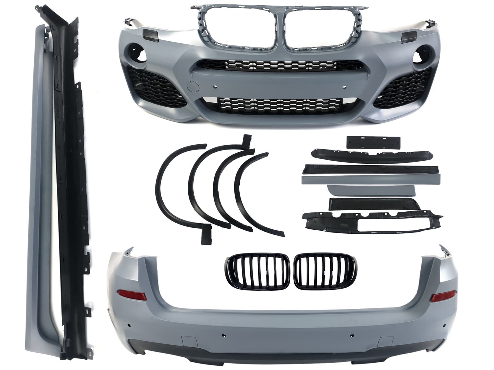 Комплект обвісів (стиль M-Paket) на BMW X3 F25 2014-2017 року