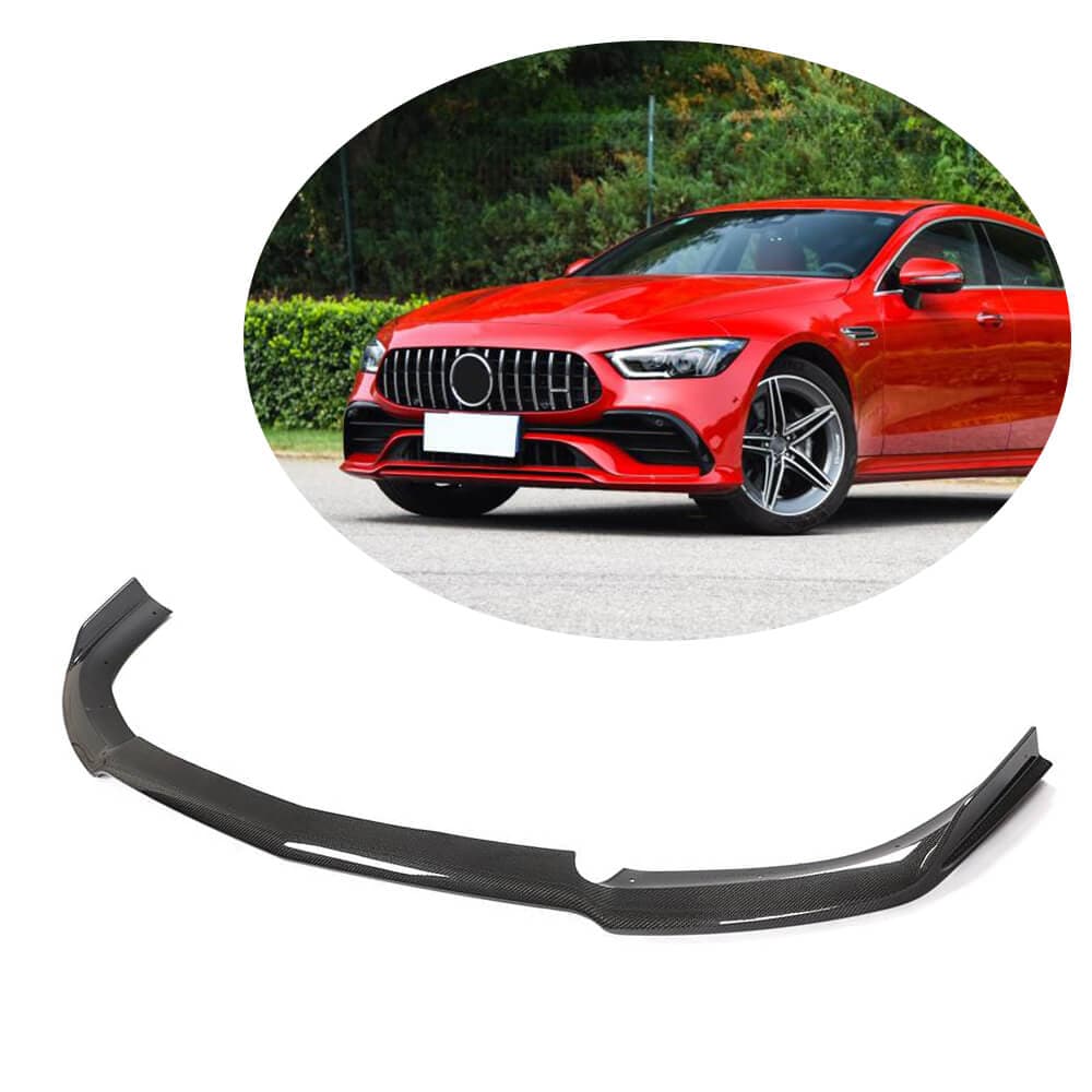 Накладка на передній бампер Lip (для GT43/GT50/GT53 2018-2022, Карбон)