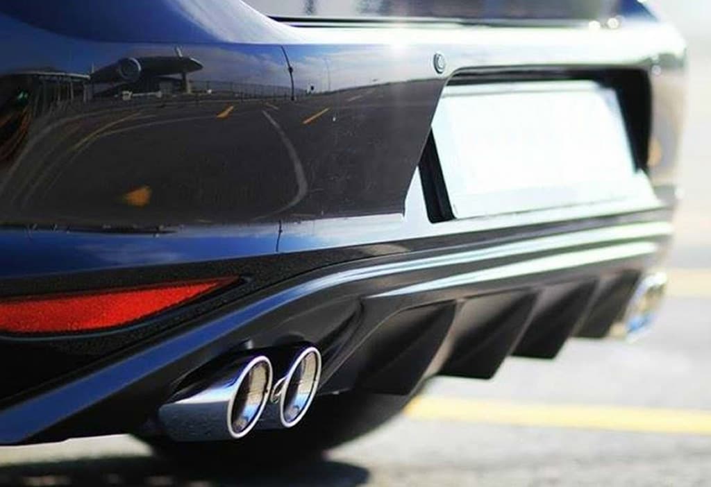 Задній дифузор V-6 (2012-2017, чорний глянець)