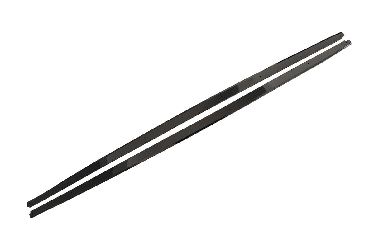 Накладки на пороги MP-Style (під M-Sport/M5 пороги, чорний глянець)