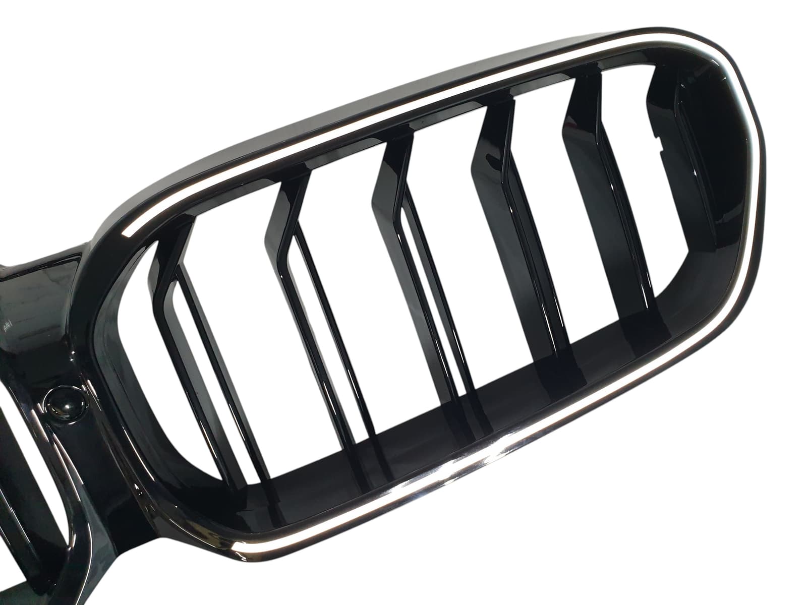 Ніздрі Чорний глянець LED (Iconic Glow) 2bar на BMW 5 Series G30 / G31 2020-2023 року 3