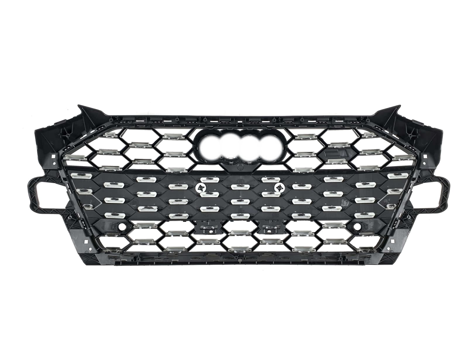 Решітка радіатора Full Black (Gloss / Matte) (в стилі S4) на Audi A4 B9 2019-2023 року 3
