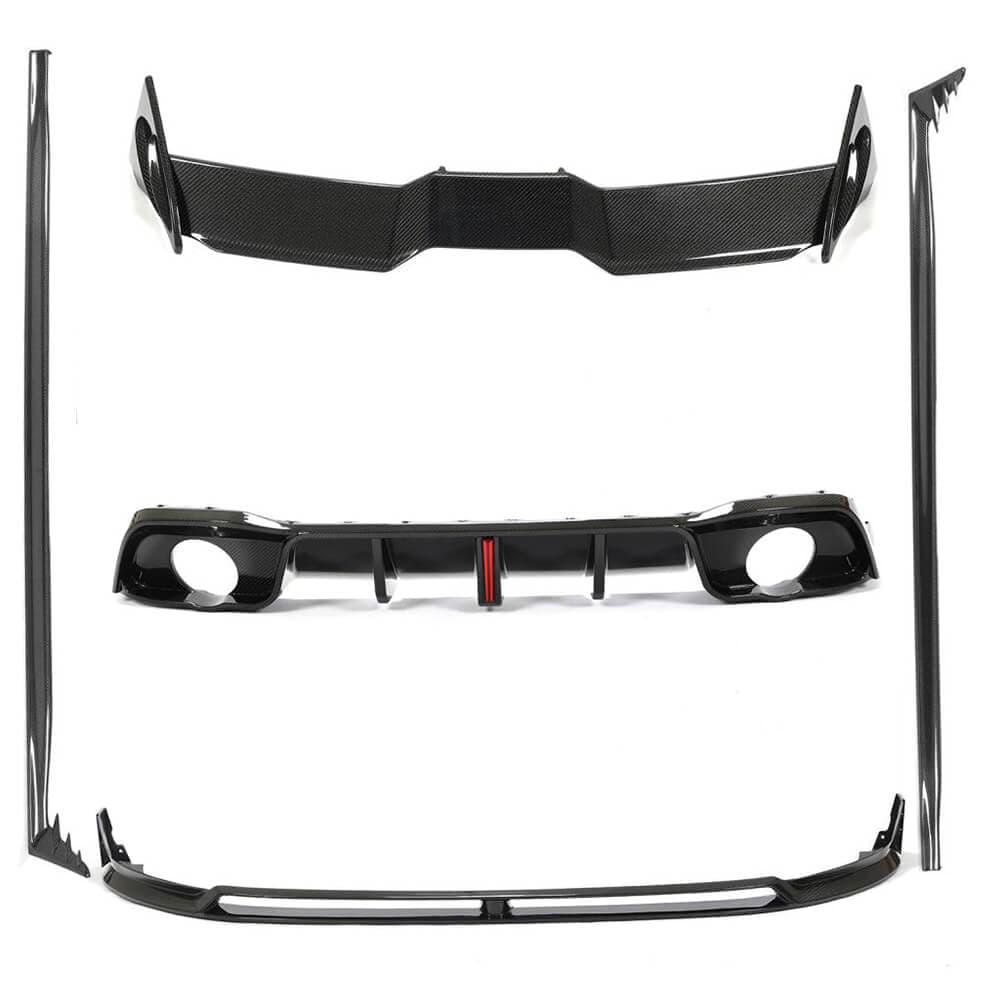 Комплект обвісів Carbon FullSet (для GTI & R EU HB 2019-2024), Карбон)