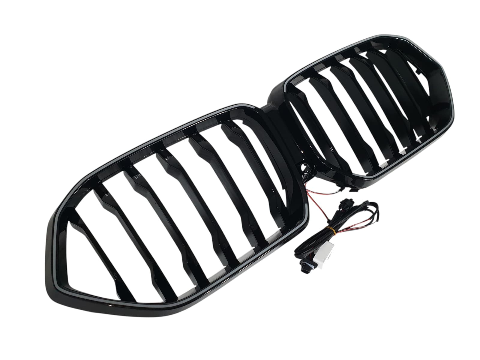 Ніздрі Чорний глянець LED (Iconic Glow) 1bar на BMW X6 G06 2019-2022 року 5