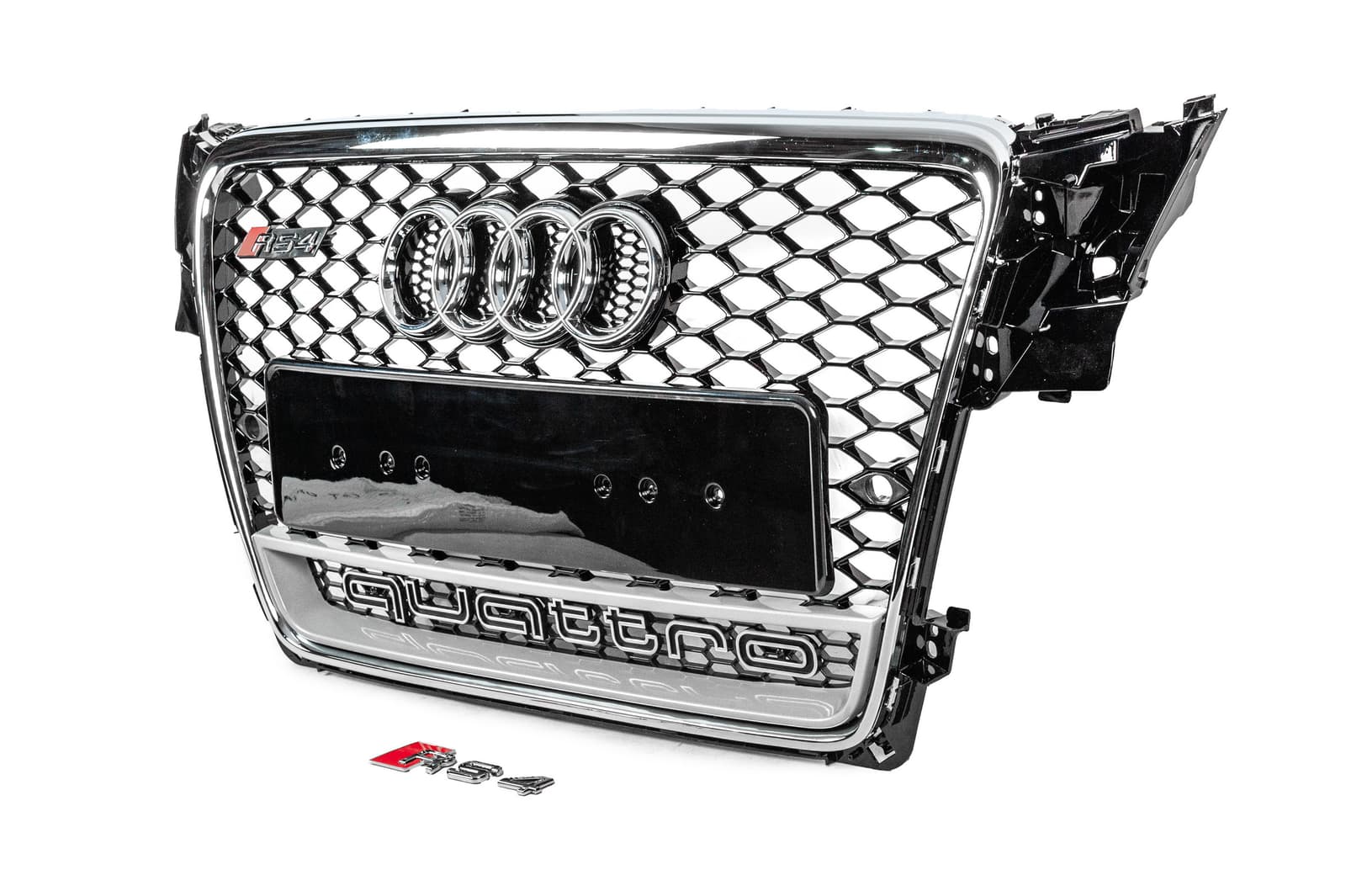 Передня решітка з написом Quattro RS-style (2007-2011, чорна) 2