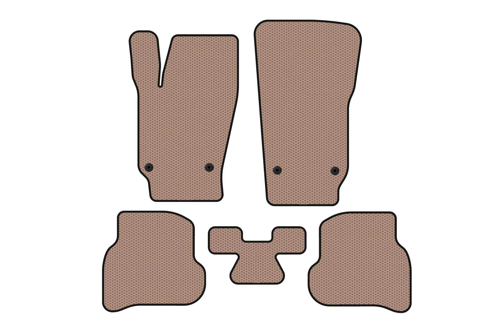 Гумові килимки Carsuit (HB, 3/5-ти дверний, бежевий)