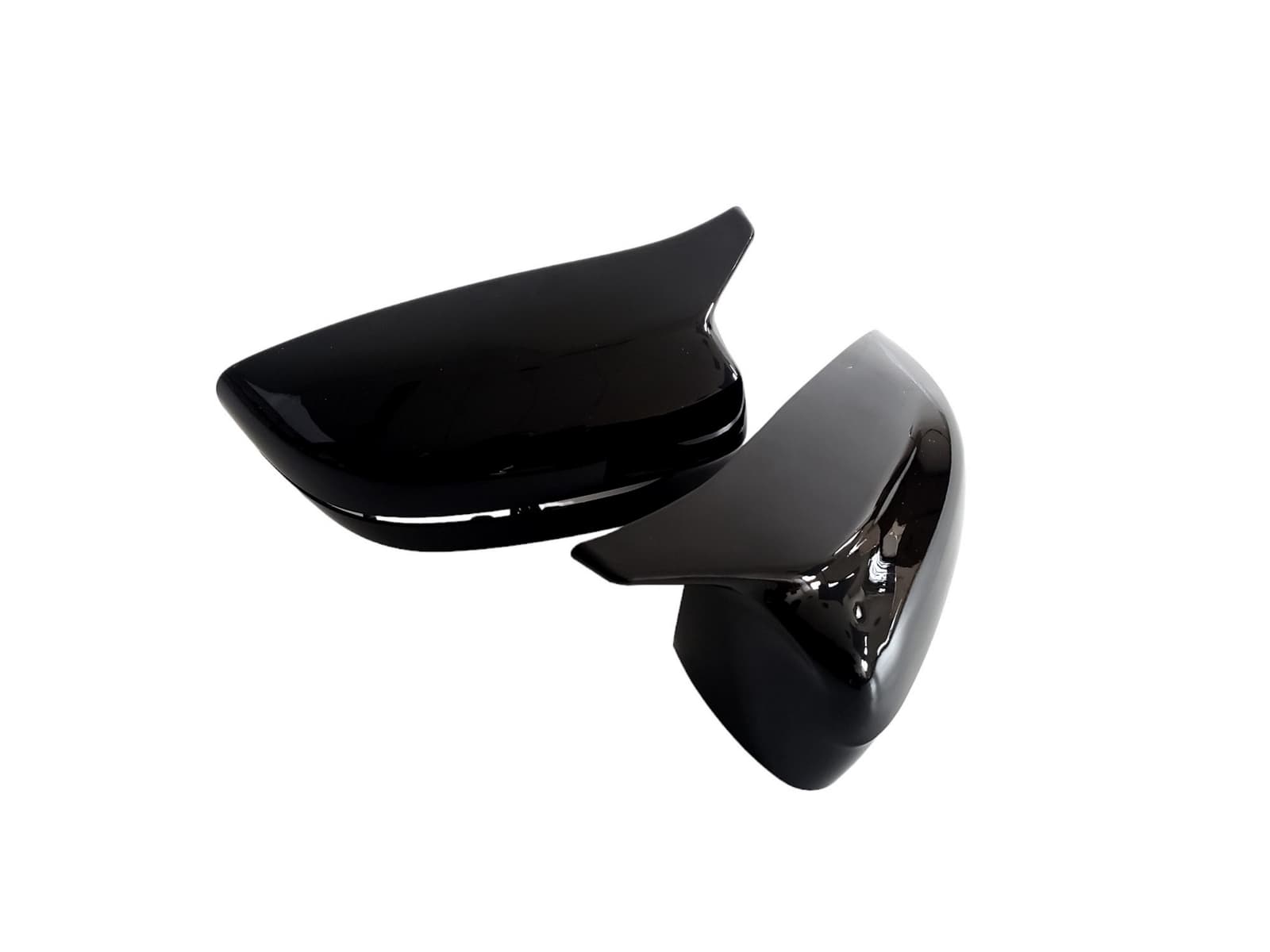 Накладки на дзеркала Чорний глянець (M-Look) на BMW 5 Series G30 / G31 2017-2020 року