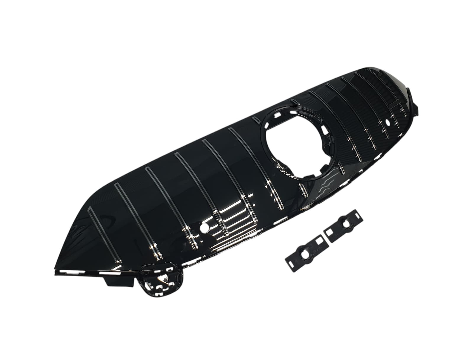 Решітка радіатора GT Chrome Black на Mercedes-Benz EQS-Class V297 2021-2025 року 2