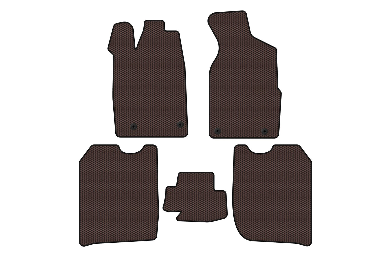 Гумові килимки Carsuit (1982-1988, Sedan, коричневий)