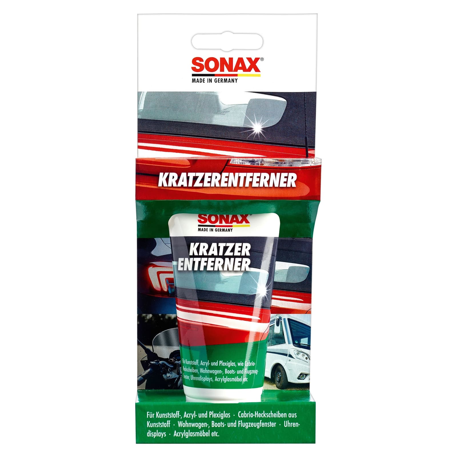 Поліроль для фар, акрилу, пластика 75 мл SONAX Scratch Remover