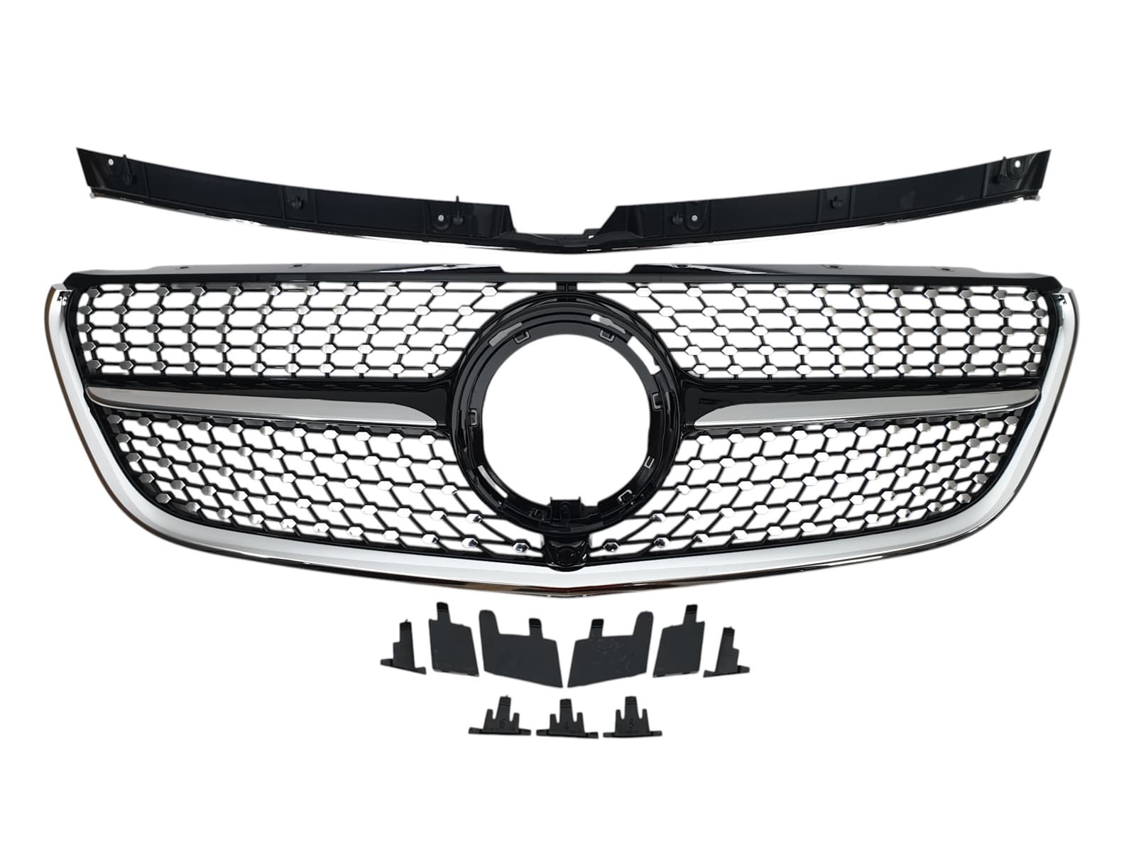 Решітка радіатора (Diamond Black) на Mercedes-Benz VITO-Class W447 2019-2023 року