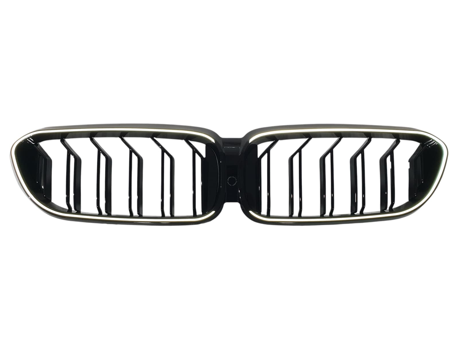 Ніздрі Чорний глянець LED (Iconic Glow) Old to New на BMW 5 Series G30 / G31 2017-2020 року