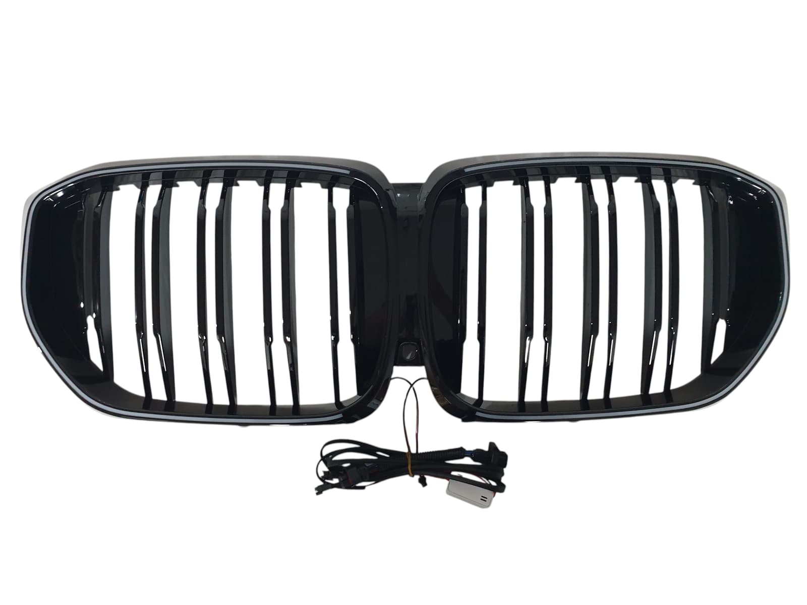 Ніздрі Чорний глянець LED (Iconic Glow) 2bar на BMW X5 G05 2023-2025 року 4