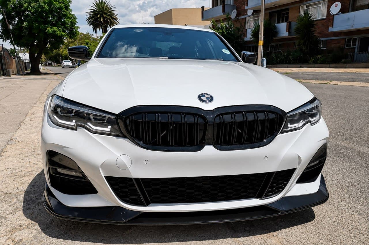 Накладка на передній бампер Lip AC-Style (для M-Sport 2018-2022, ABS)