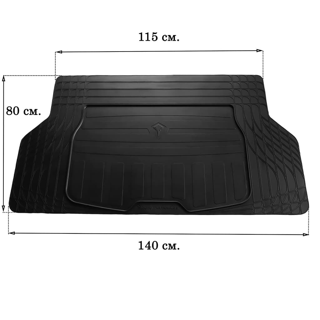 Універсальний килимок багажника S 140x80cm (Stingray, гума)
