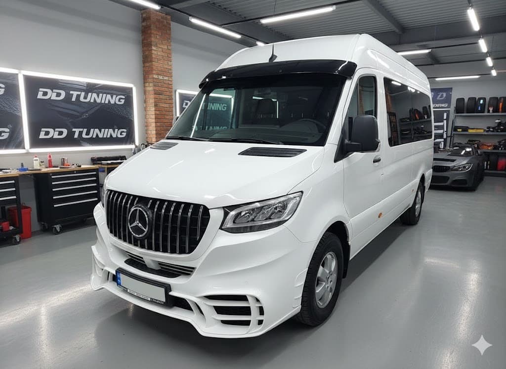 Передній бампер з решіткою V2 (AMG) 5