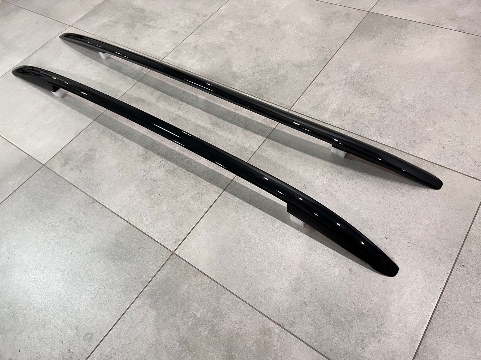 Рейлінги на дах OEM Porsche Cayenne 958/Volkswagen Touareg 2010-2018 алюміній 2шт. колір чорний 3