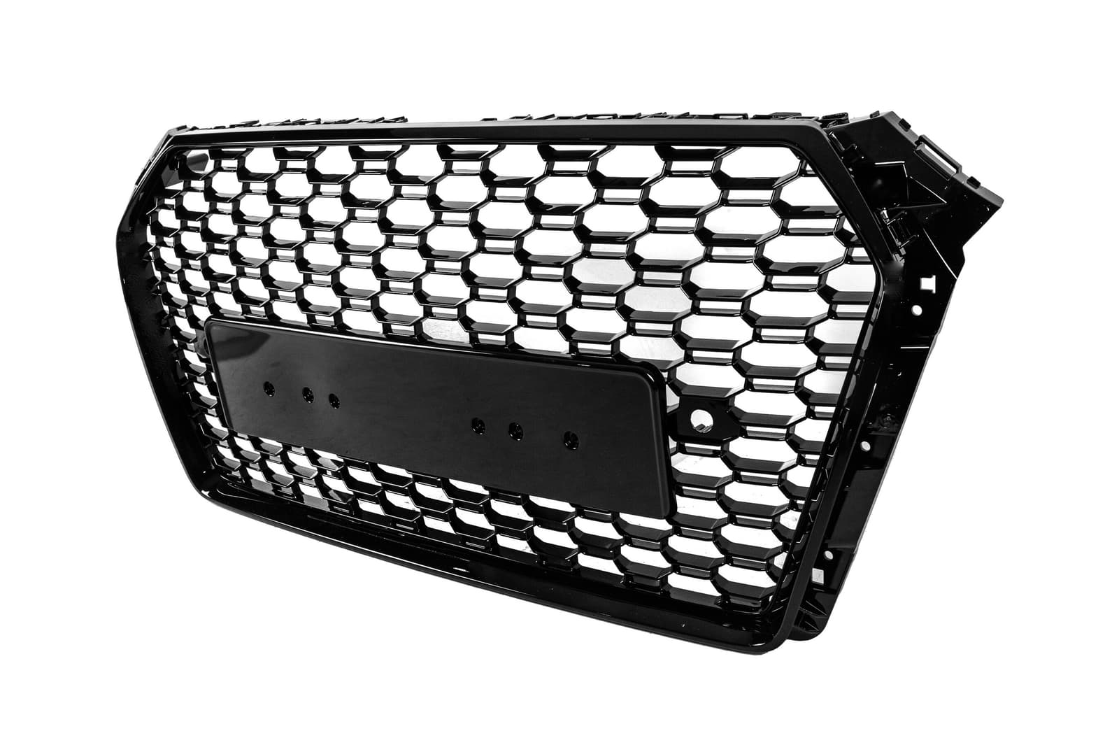 Передня решітка RS-style Quattro (без лого, 2015-2019, чорна) 2