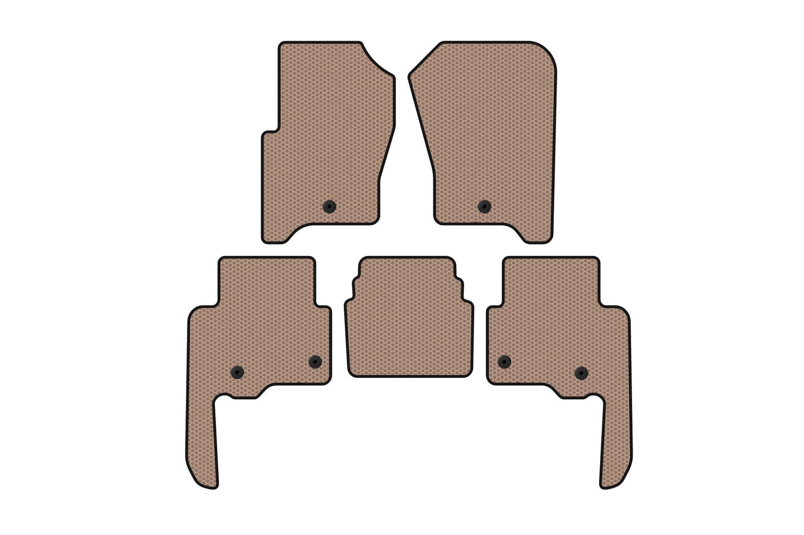 Гумові килимки Carsuit V2 (Бежевий)