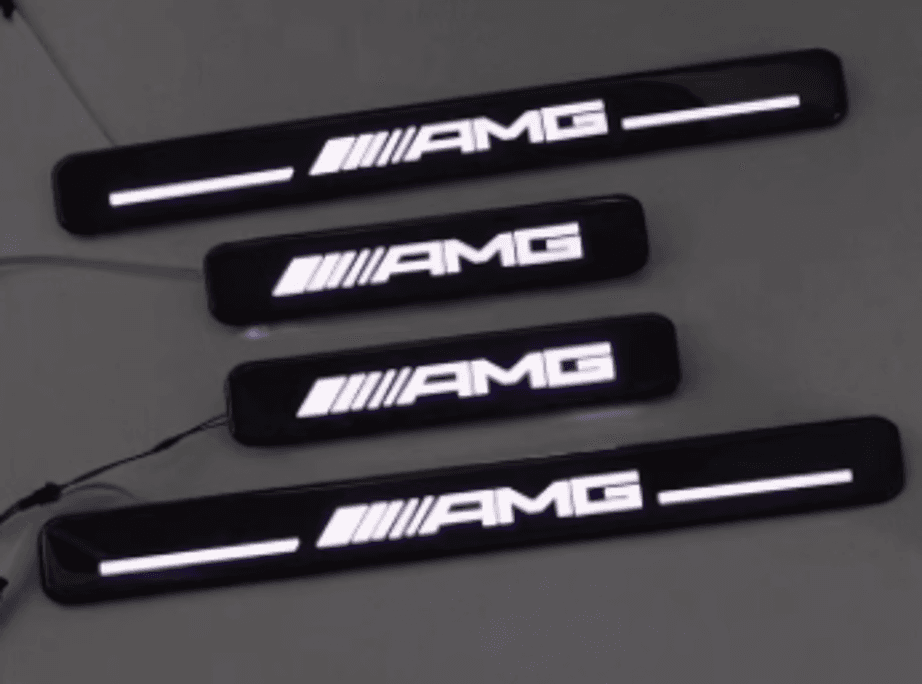 Накладки на пороги AMG-Style (Карбон)