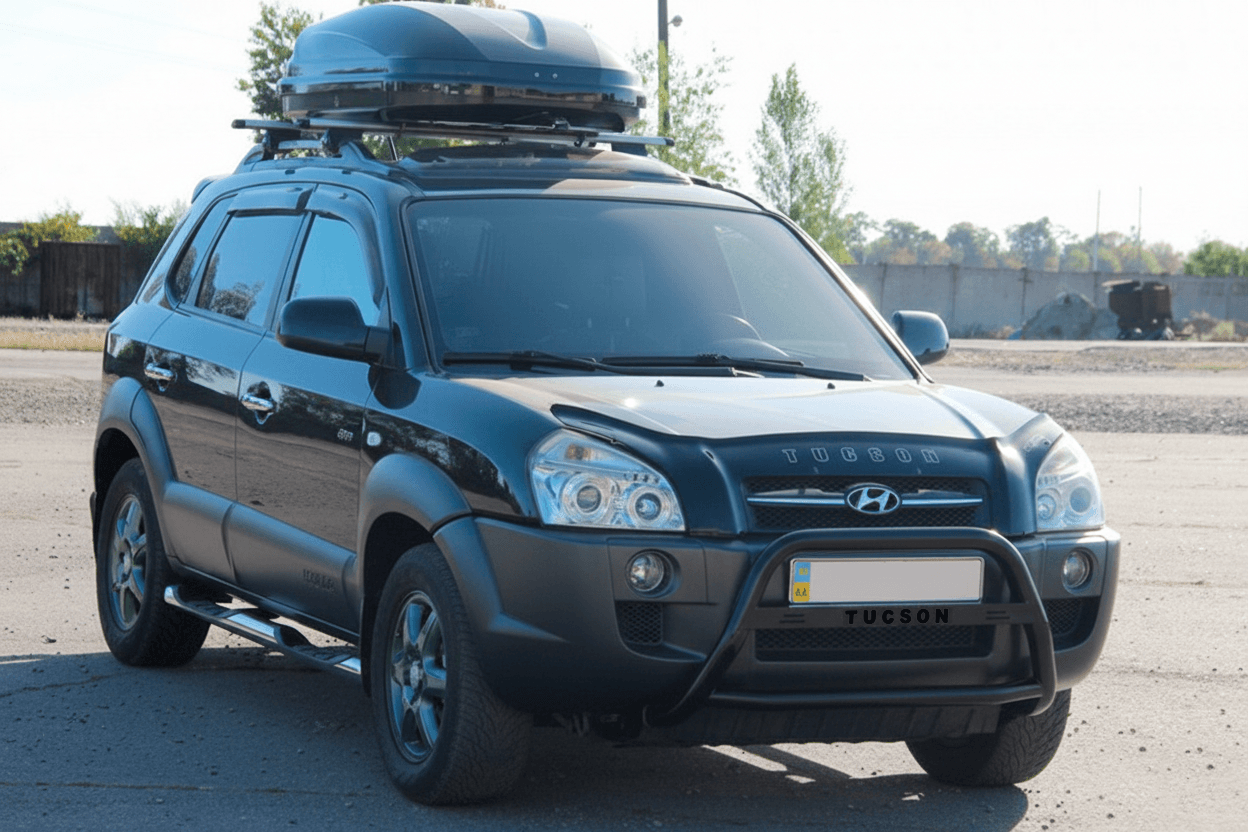 Кенгурятник WT025 Black (нерж.)