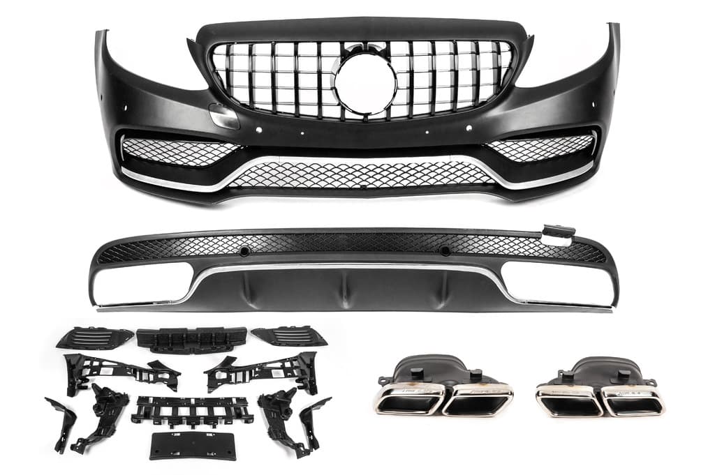 Комплект обвісів з дифузором V1 (AMG C63-designs 2014-2018)