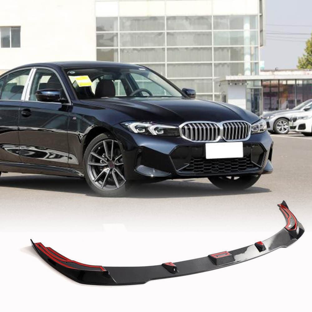 Накладка на передній бампер Lip V1 (для M-Sport 2022+, Карбон)