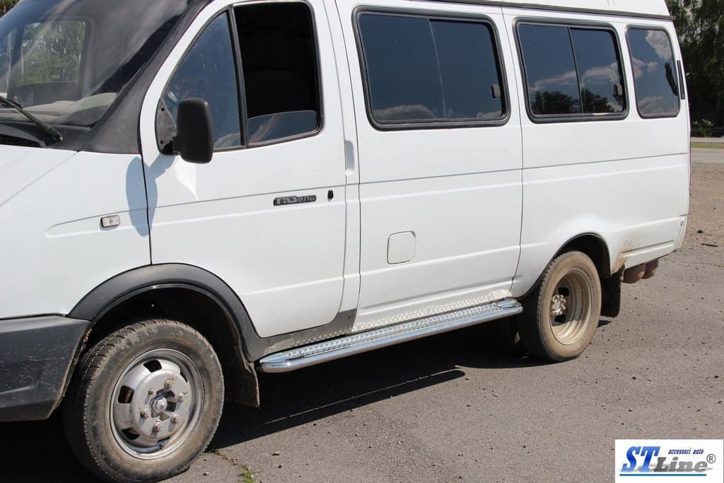 Бокові пороги KB001 (нерж) 60 мм 3