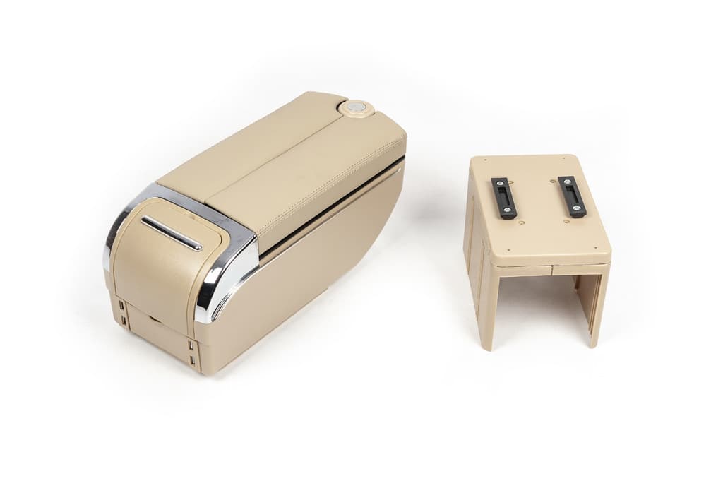 Універсальний підлокітник із USB (бежевий)