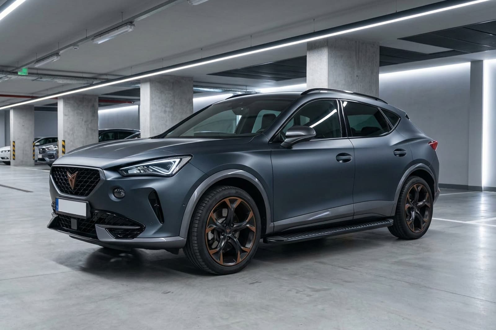 Бокові пороги Tayga Black (2 шт., Алюміній)
