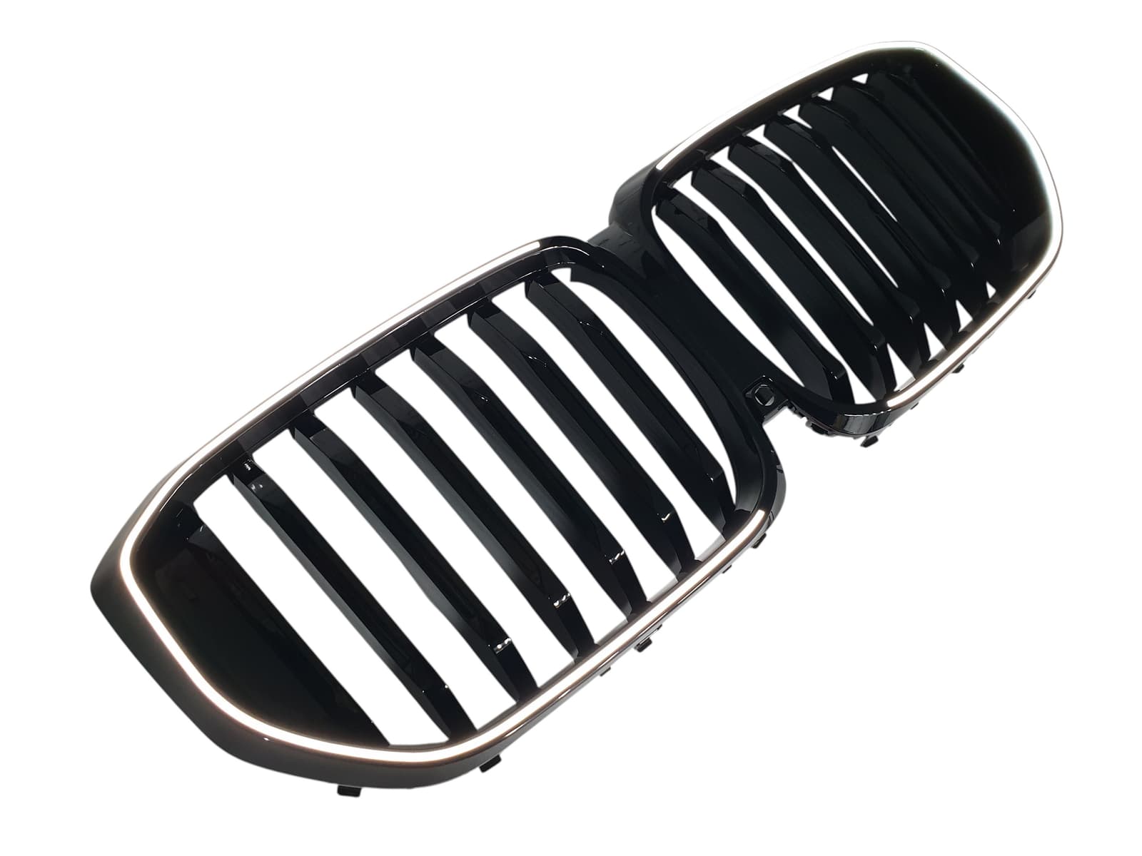 Ніздрі Чорний глянець LED (Iconic Glow) 1bar на BMW X5 G05 2023-2025 року 2